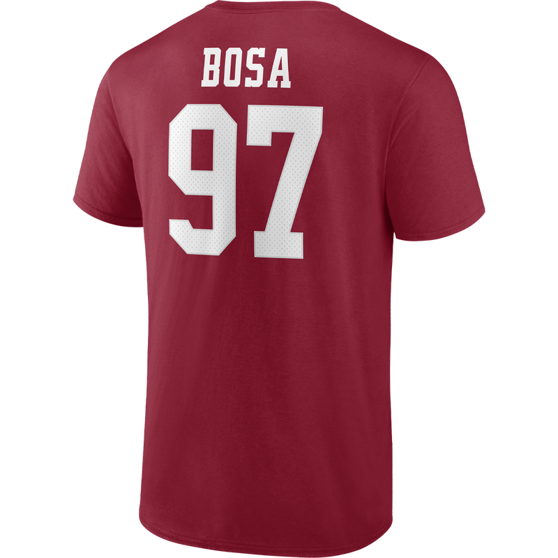 Men's 49ers Player Icon Name and Number Tee - Bosa, Fanatics Men's 49ers Player Icon Name and Number Tee - Bosa back