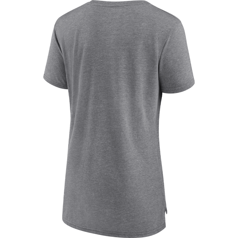 Women's 49ers Up The Middle Triblend Short Sleeve Tee, Fanatics 49ers Up The Middle Triblend SS Tee back