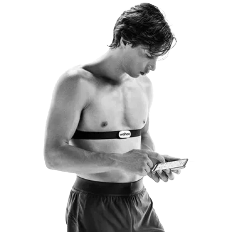 TRACKR Heart Rate Monitor, Wahoo Fitness TRACKR Heart Rate Monitor on runner