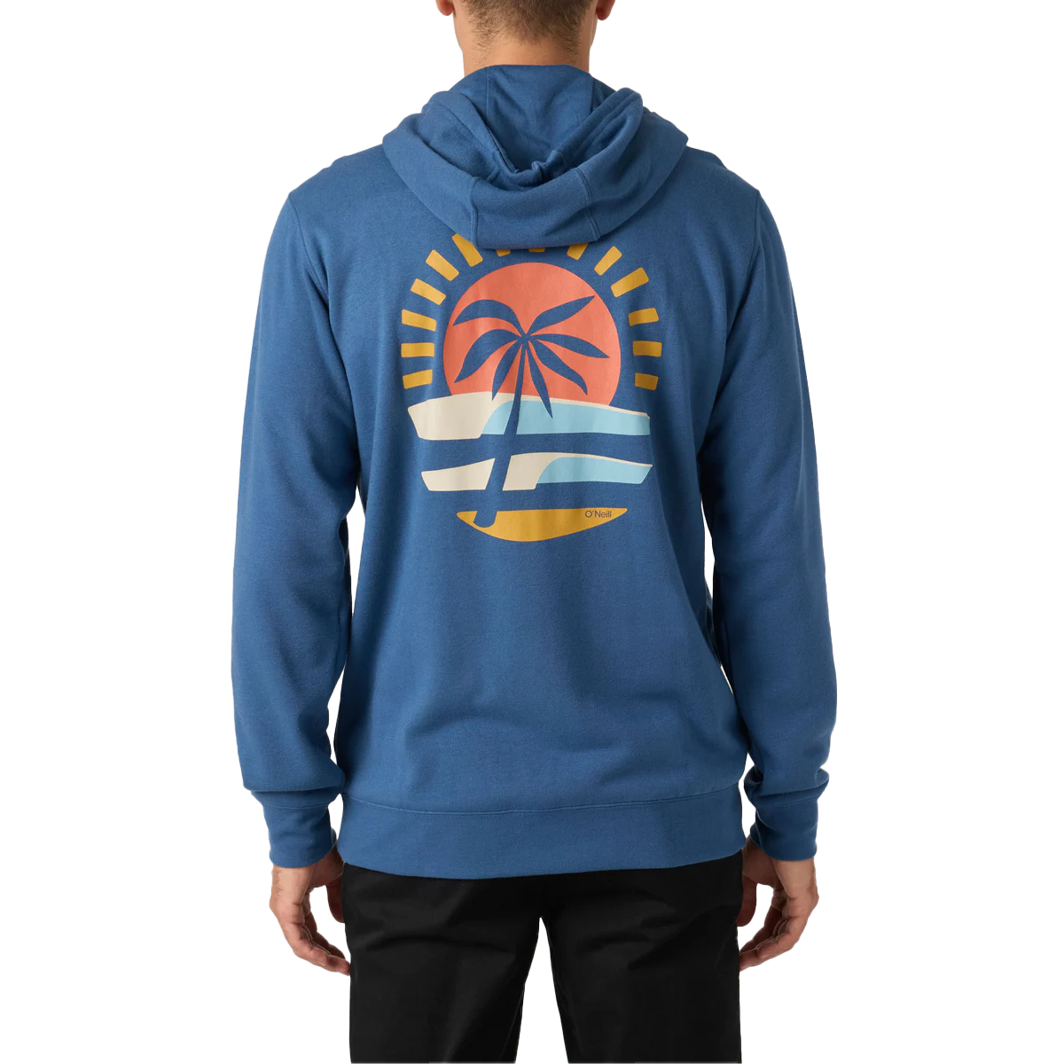 O'Neill Men's OG Tidal Pullover in IND-Indigo back
