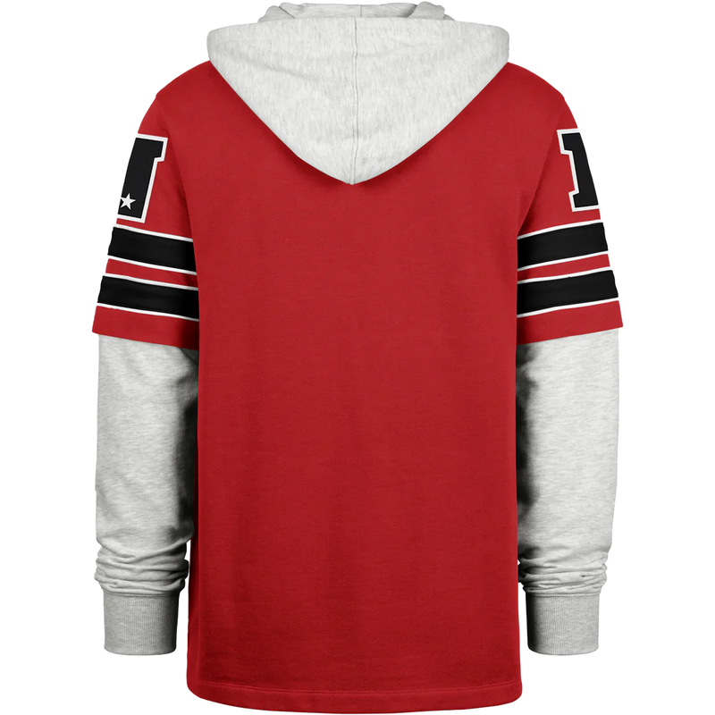 Men's 49ers Double Header Blitz Cornerback Lacer, 47 Brand 49ers DH Blitz Cornerback Lacer back