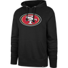 47 Brand M 49ers Imprint Headline Hood in Jet Black