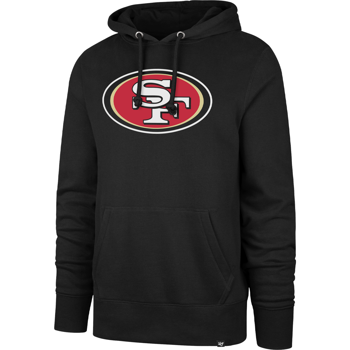 47 Brand M 49ers Imprint Headline Hood in Jet Black