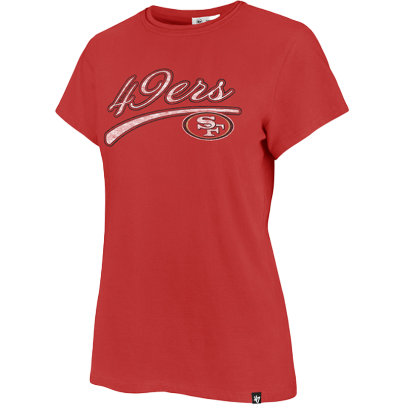 Women's 49ers Believer Frankie Tee, Featured Image