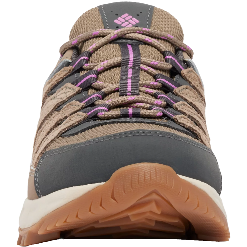 Women's Strata Trail Low WP Wide, Columbia Women's Strata Trail Low WP Wide in 252-Wet Sand front