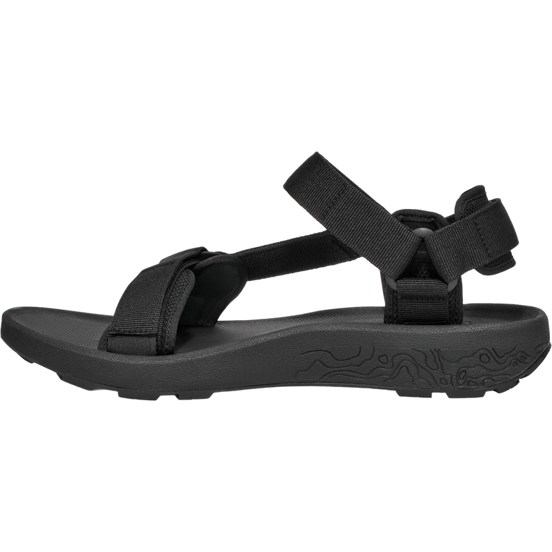 Men's Hydratrek Sandal, Teva Men's Hydratrek Sandal in BLK Black inside right profile