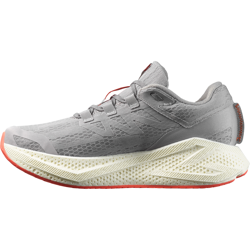Men's Aero Glide 3, Salomon Aero Glide 3 in Alloy/Vanilla Ice/Neon Flame right inside profile