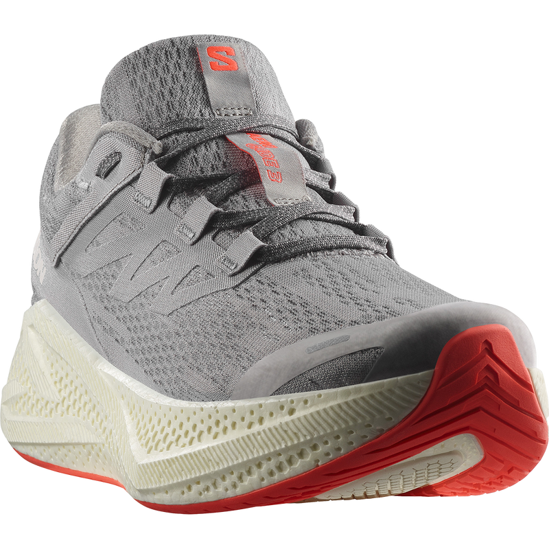 Men's Aero Glide 3, Salomon Aero Glide 3 in Alloy/Vanilla Ice/Neon Flame front right