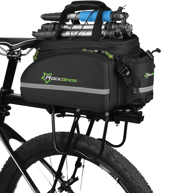 ROCKBROS All-in-one Rack Bag, Rockbros All-in-one Rack Bag on bike