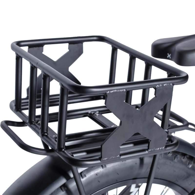 Front/Rear Basket, Troxus Front/Rear Basket on back of bike