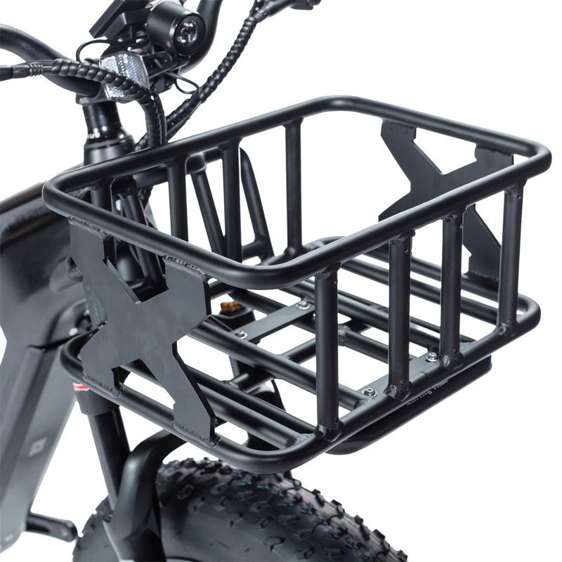 Front/Rear Basket, Troxus Front/Rear Basket on front of bike