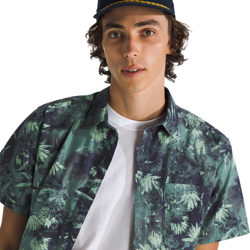 Men's Short Sleeve Baytrail Pattern Shirt, The North Face Men's Short Sleeve Baytrail Pattern Shirt Open