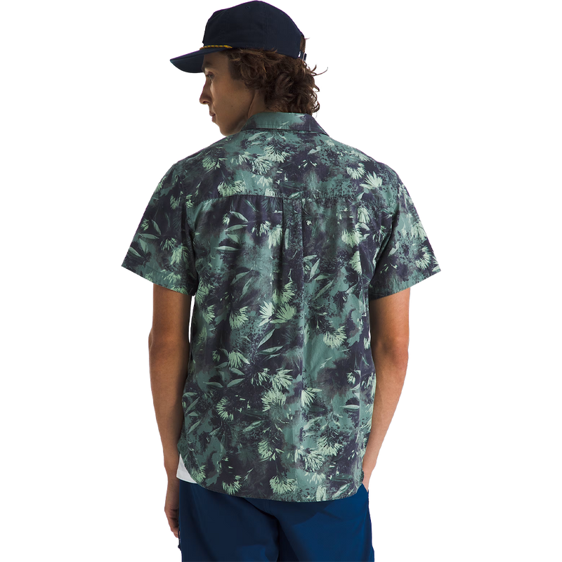 Men's Short Sleeve Baytrail Pattern Shirt, The North Face Men's Short Sleeve Baytrail Pattern Shirt Back