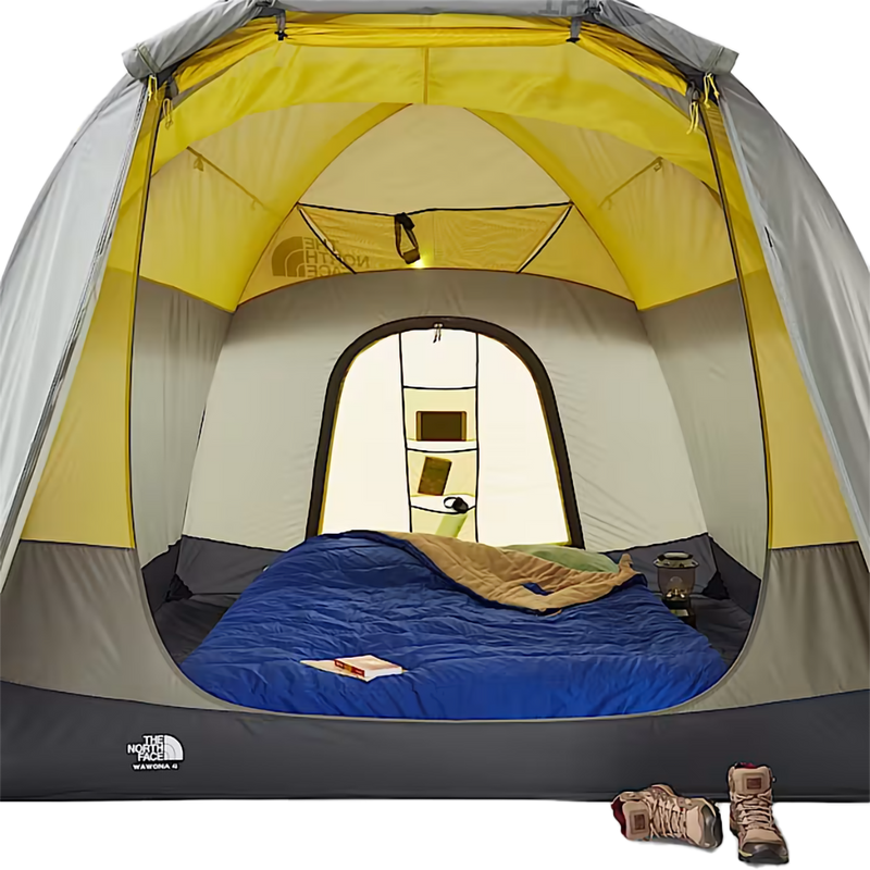 Wawona 4P, The North Face Wawona 4P in Y10-Agave Green/Asphalt Grey interior
