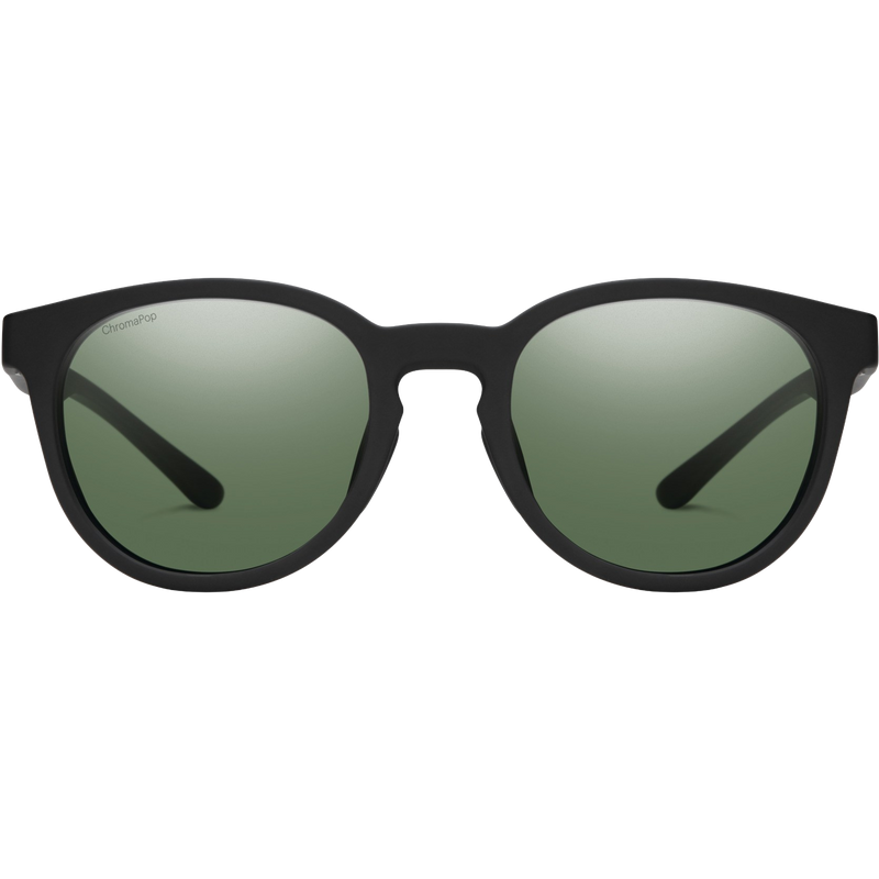 Eastbank, Smith Eastbank in Matte Black/CP Polarized Gray Green front
