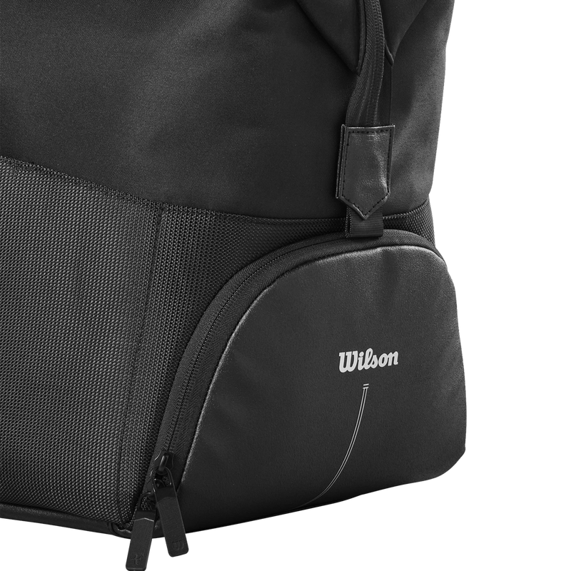 RF Racquet Practice Bag 6 Pack, Wilson RF Racquet Practice Bag 6 Pack shoe pocket closed