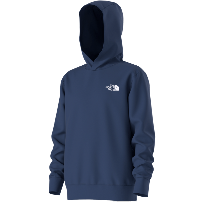 Youth Box NSE Pullover Hoodie, The North Face Youth Box NSE Pullover Hoodie in D1R-Estate Blue front left