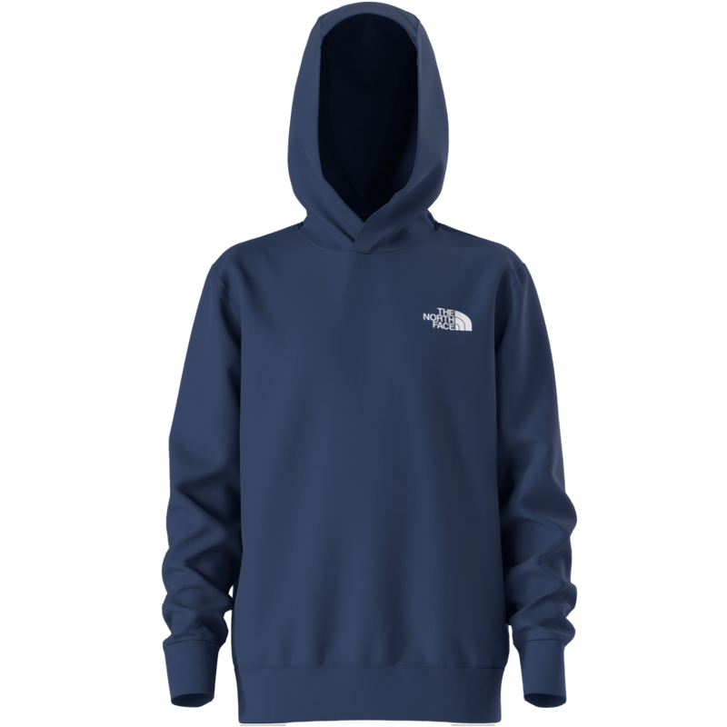 Youth Box NSE Pullover Hoodie, The North Face Youth Box NSE Pullover Hoodie in D1R-Estate Blue front