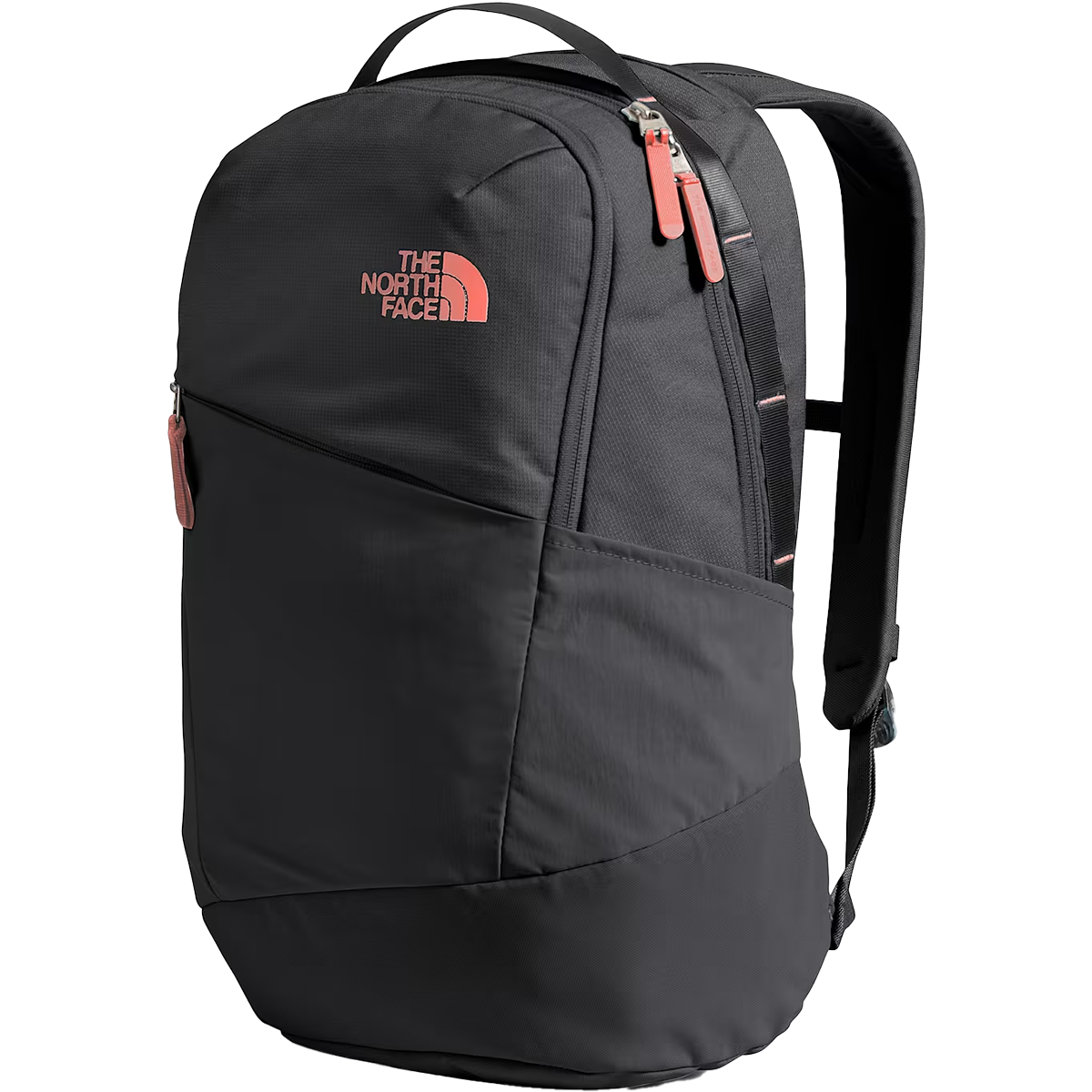 The North Face Women's Isabella 3.0 in 51Y-TNF Black Light Heather/Burnt Coral Metallic back right