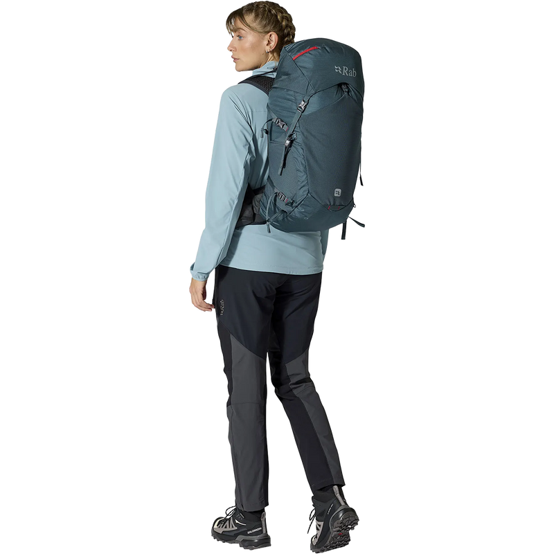 Women's Protium 33 ND, Rab Women's Protium 33 ND in ORB-Orion Blue on model back left
