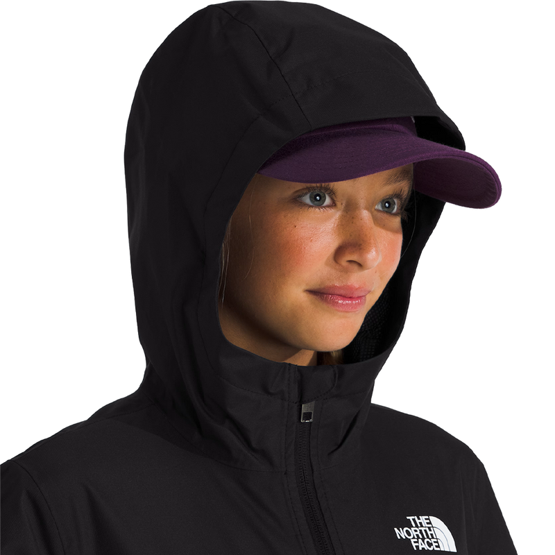 Youth Zipline Rain Jacket, The North Face Youth Zipline Rain Jacket Hood