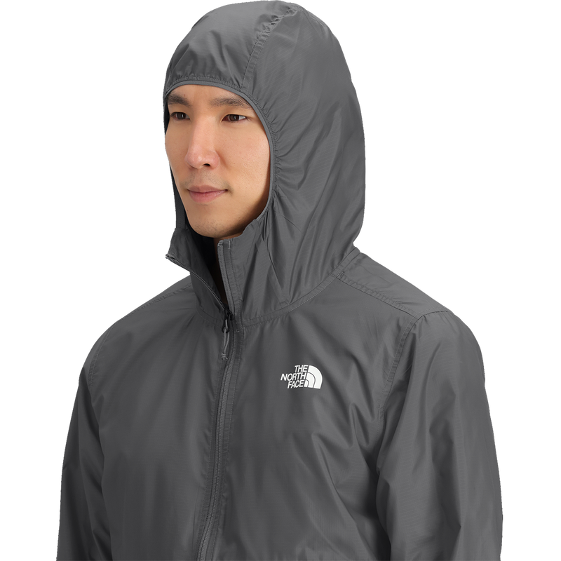 Men's Cyclone Wind Jacket, The North Face Men's Cyclone Wind Jacket in 0UZ-Smoked Pearl hood