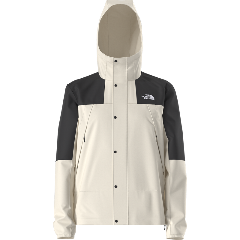 The North Face Men's Mountain Wind Jacket in ROU-White Dune TNFBlack