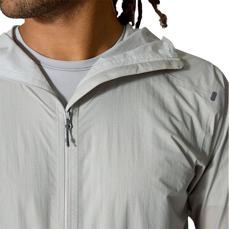 Men's Phantom Jacket, Rab Men's Phantom Jacket in LZN-Light Zinc front zipper
