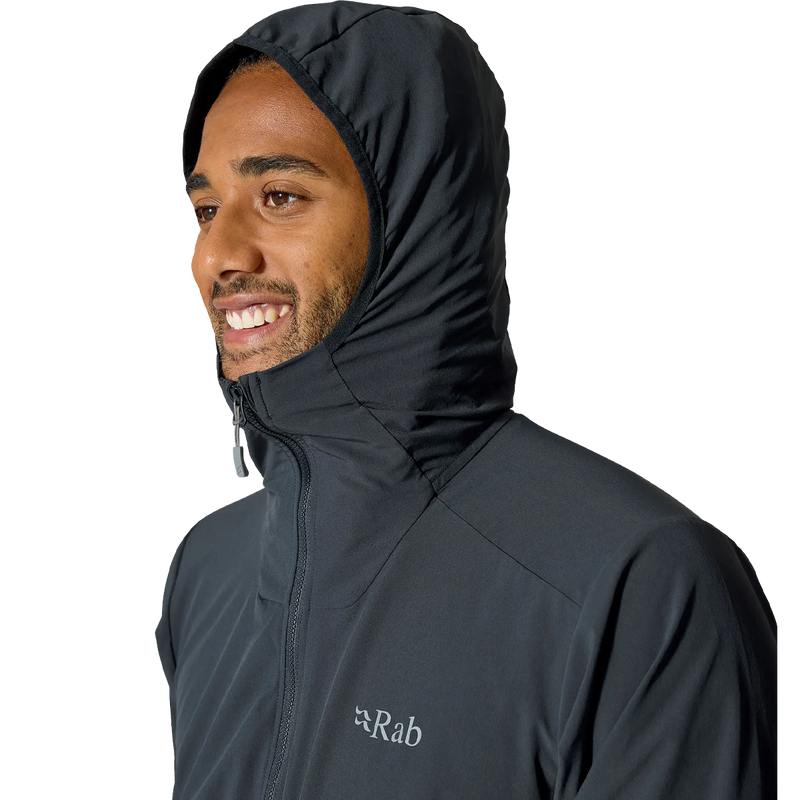 Men's Borealis Hooded Jacket, Rab Men's Borealis Hooded Jacket hood front