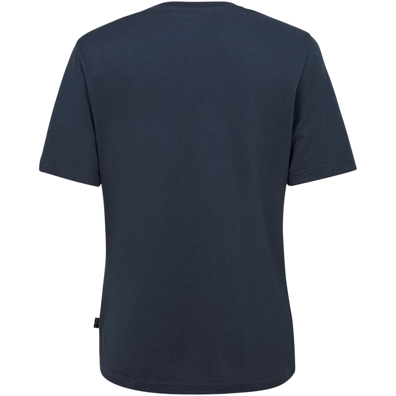 Women's Crimp Logo Tee, Rab Women's Crimp Logo Tee in TMB-Tempest Blue back