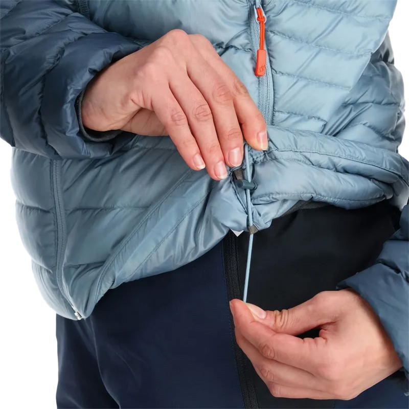 Women's Microlight Alpine Jacket, Rab Women's Microlight Alpine Jacket in draw string