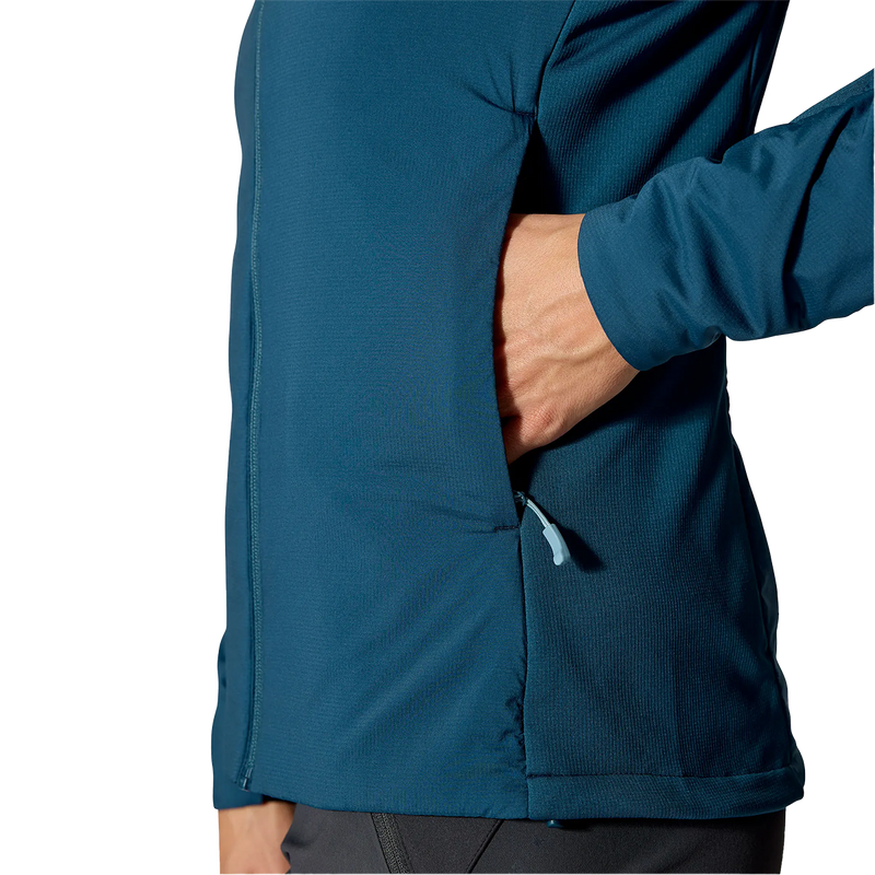 Women's Xenair Alpine Flex Jacket, Rab Women's Xenair Alpine Flex Jacket Front Pocket