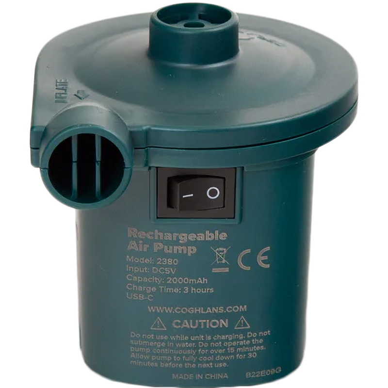 Rechargeable Air Pump, Coghlan's Rechargeable Air Pump front