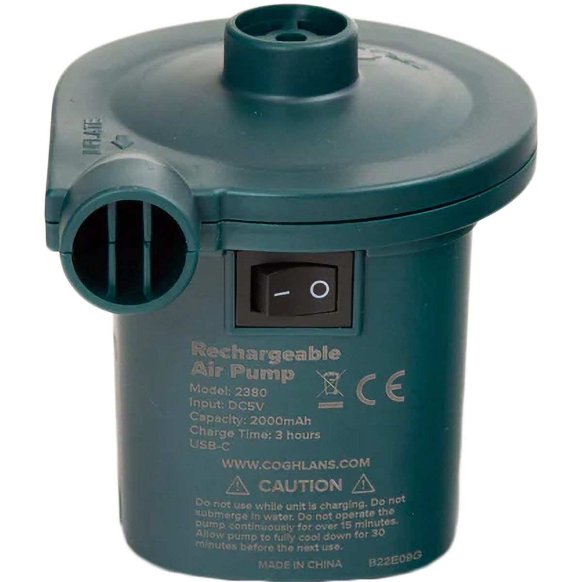 Rechargeable Air Pump alternate view