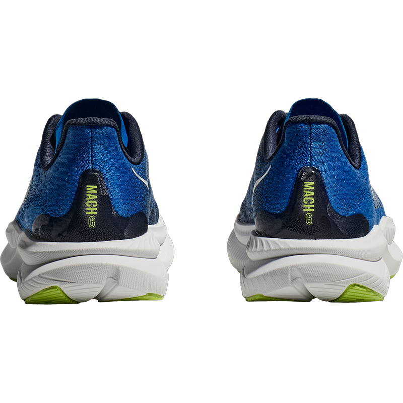 Youth Mach 6, Hoka Youth Mach 6 in ECC-Electric Cobalt/Navy pair back