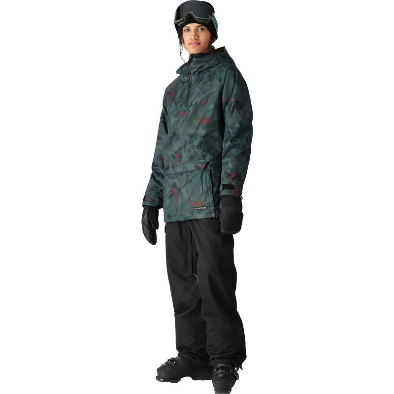 Women's Aura Cargo Pant, 686 Women's Aura Cargo Pant in BLK-Black on model front