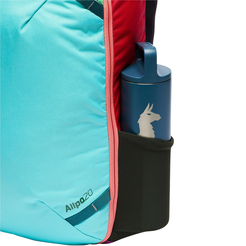 Allpa 20L Travel Pack, Cotopaxi Allpa 20L Travel Pack in Del Dia PT with water bottle