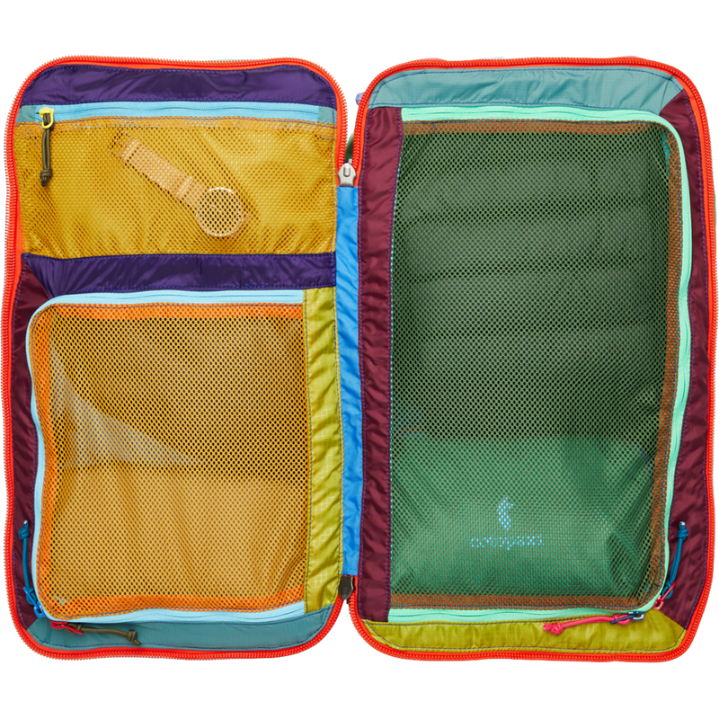 Allpa 28L Travel Pack, Cotopaxi Allpa 28L Travel Pack in Del Dia unzipped