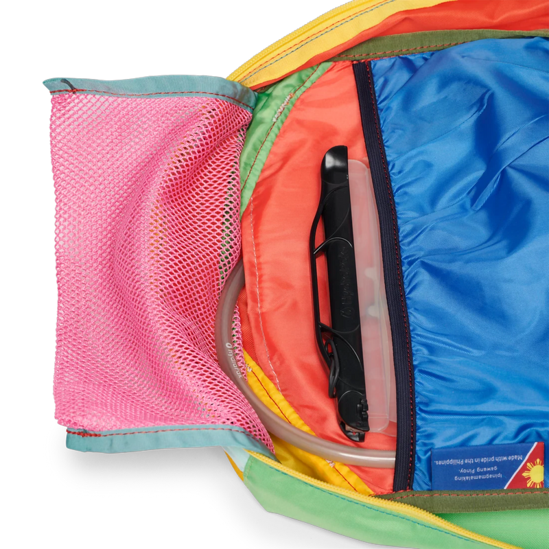 Batac 24L Pack, Cotopaxi Batac 24L Pack in Del Dia hydration bladder pocket