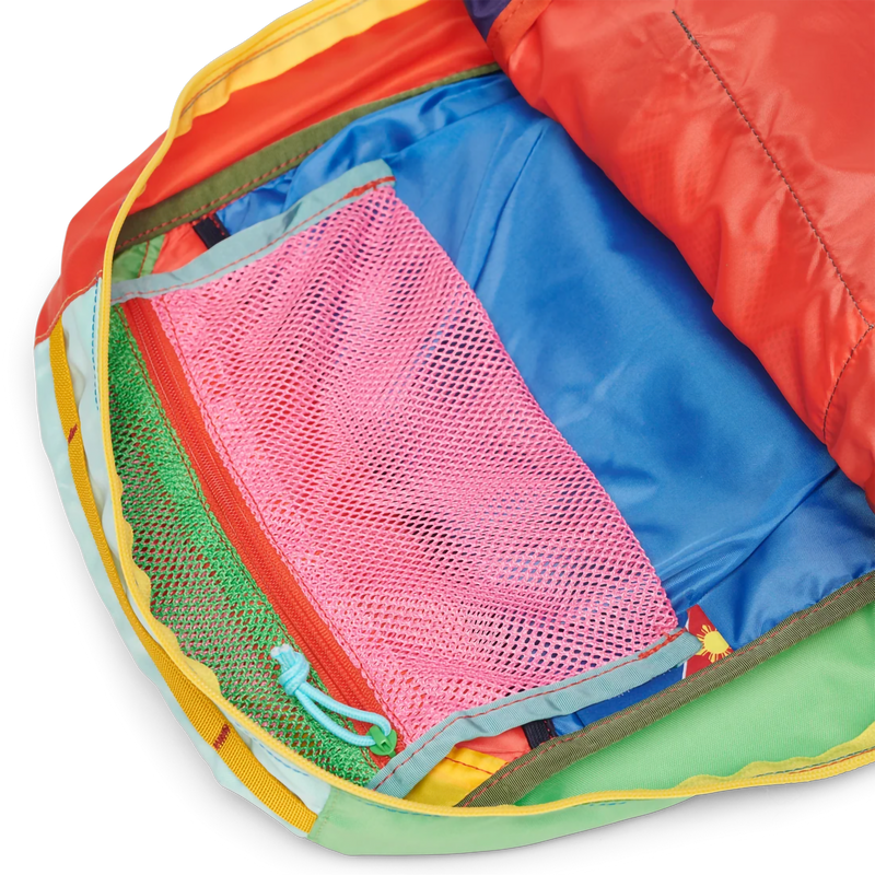 Batac 24L Pack, Cotopaxi Batac 24L Pack in Del Dia unzipped