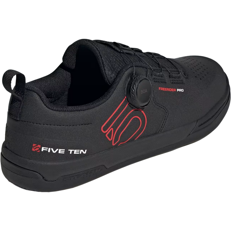 Freerider Pro Boa, Five Ten Freerider Pro Boa in Core Black/Red/Cloud White back right