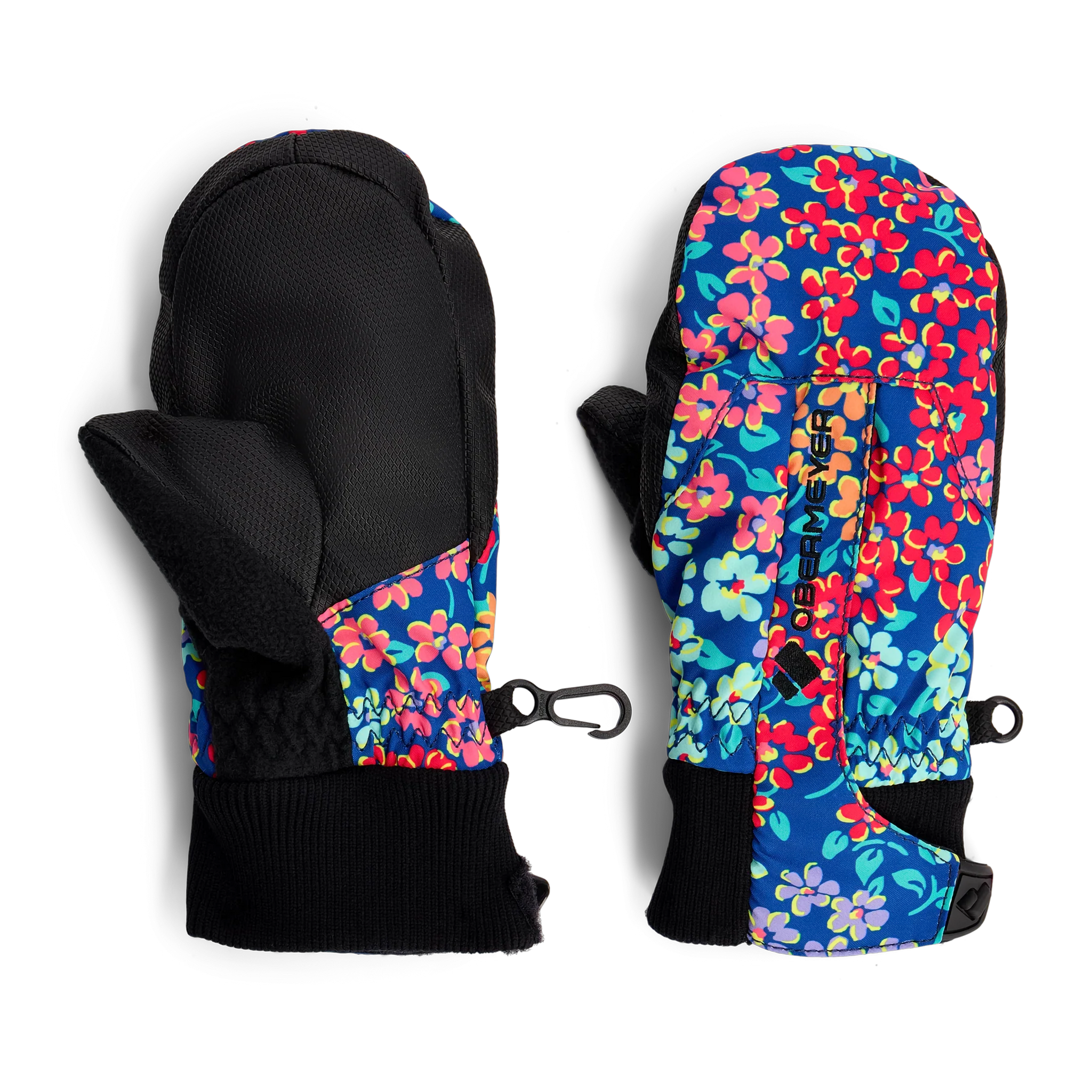 Obermeyer Youth Thumbs Up Mitten Print in 21162 Calico Mini