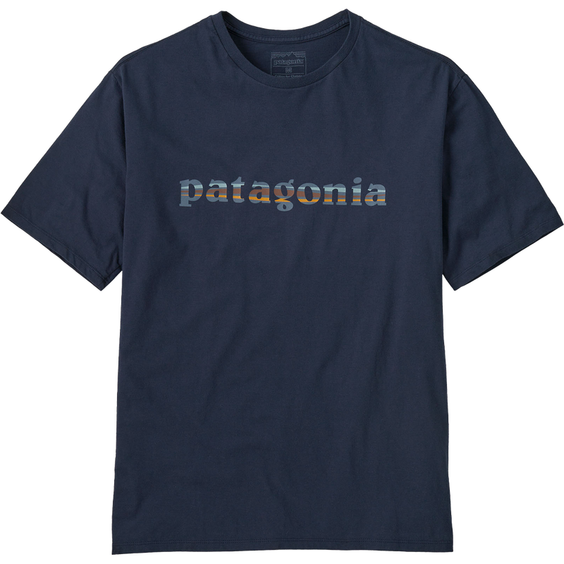 Men's 73 Skyline Text Logo Organic T-Shirt, Featured Image