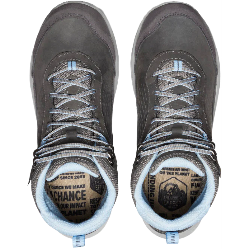 Women's Terradora Explorer Mid Waterproof, Keen Women's Terradora Explorer Mid Waterproof in Steel Grey/Clear Sky pair top