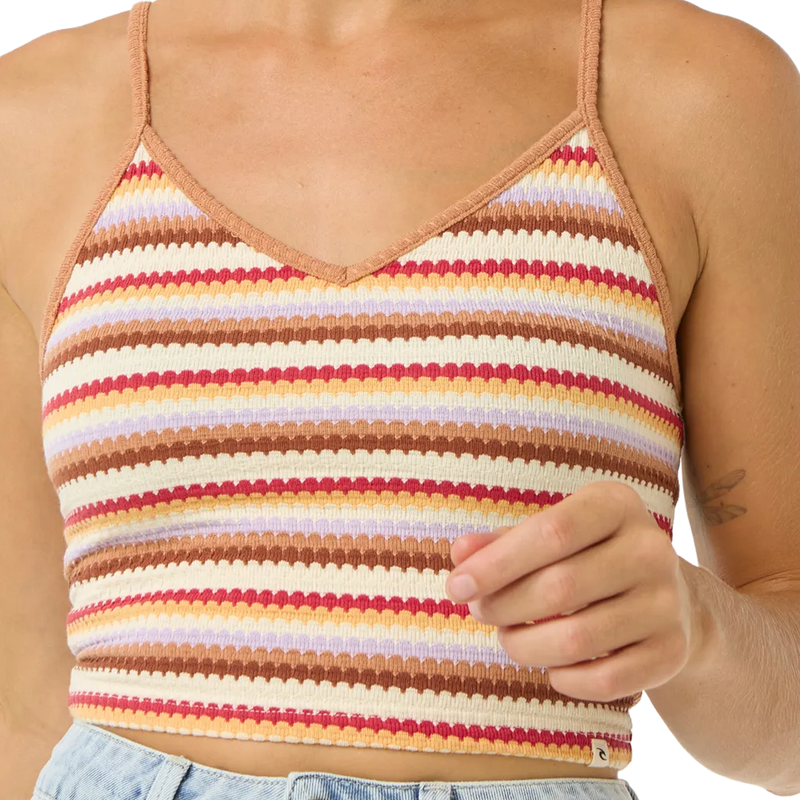 Women's Bobbi Stripe Cami, Rip Curl Women's Bobbi Stripe Cami front detail