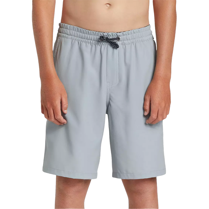 Youth Taxer Amphibian 17” Hybrid Shorts, Quiksilver Youth Taxer Amphibian 17” Hybrid Shorts in 032 Quarry front