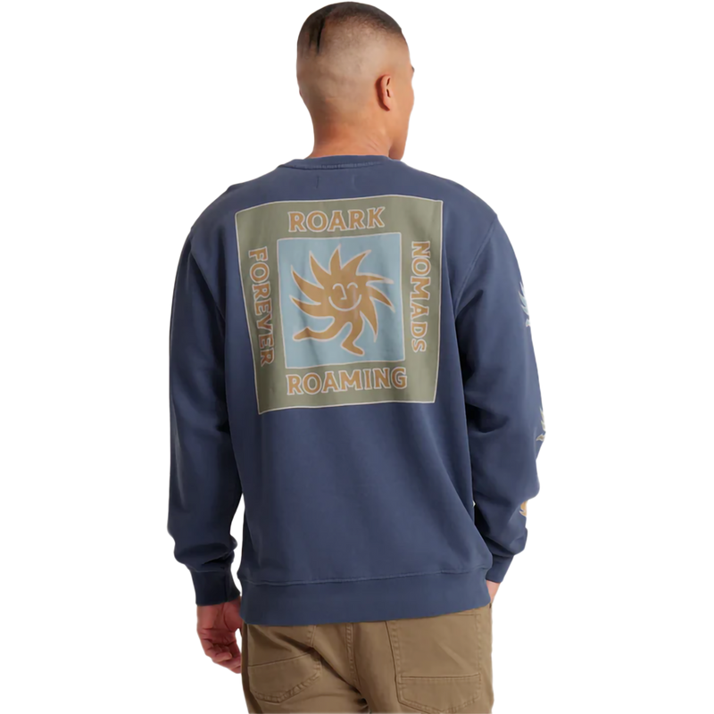 Men's Forever Roaming Crew, Roark Men's Forever Roaming Crew in SLT-Slate back