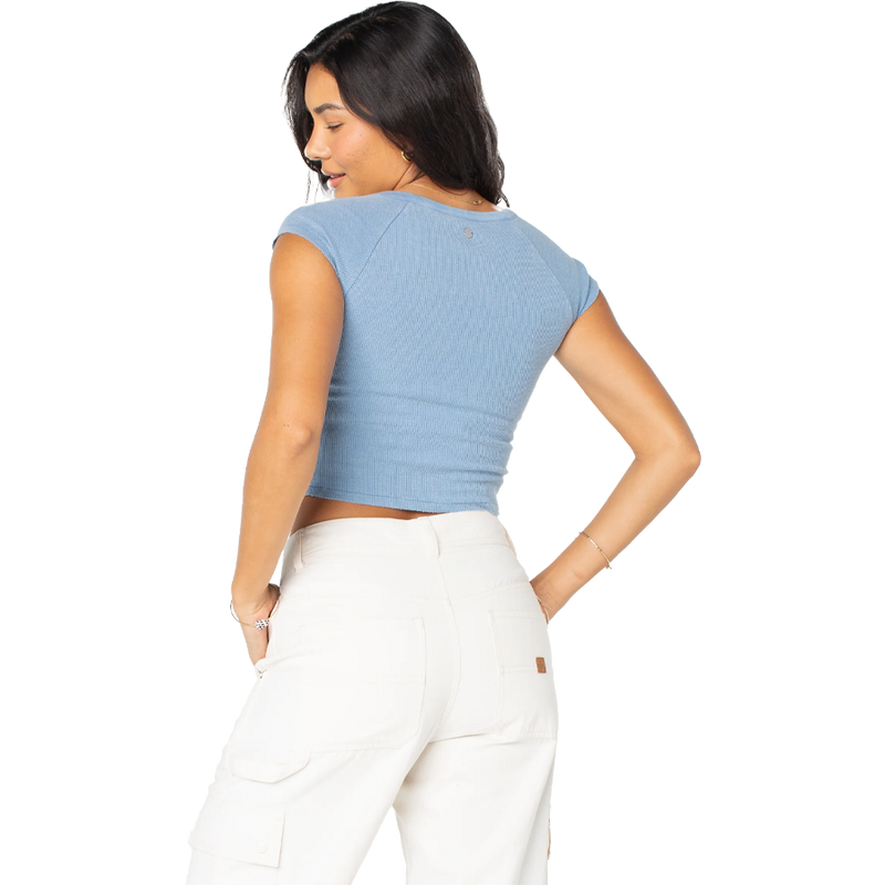 Women's Coffee Date Tee, Roxy Women's Coffee Date Tee Back