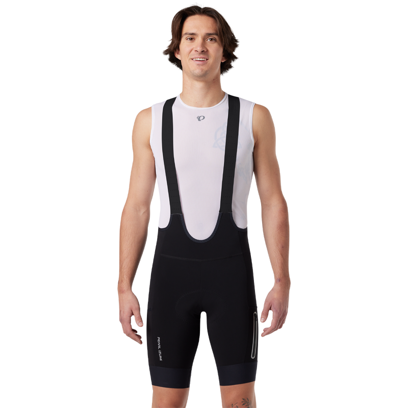 Men's Expedition Pro Bib Short, Pearl Izumi Expedition Pro Bib Short front on model