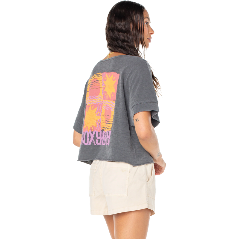 Women's Sun Stamps Tee, Roxy Women's Sun Stamps Tee 3/4 Back